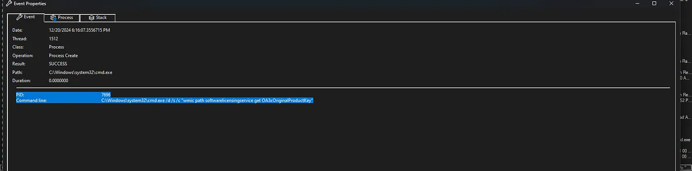 Product Key Extraction