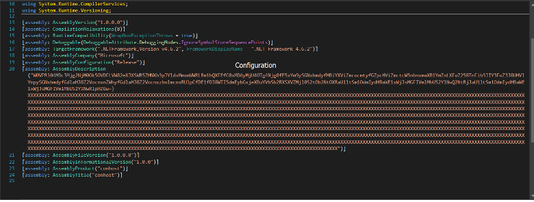 hard coded configuration